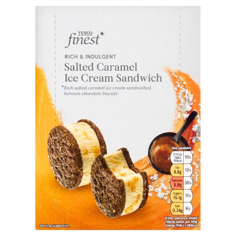 Tesco Finest Salted Caramel Sandwich