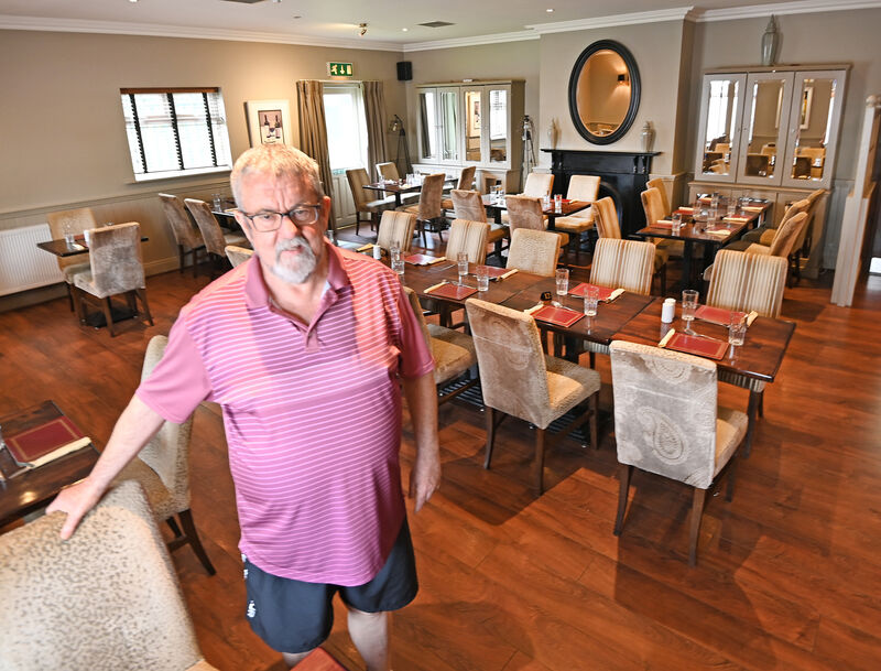 Michael Sheahan in the restaurant at The Killumney Inn