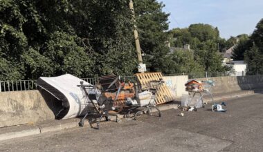 Illegal dumping in Orchard Court Estate, Blackpool