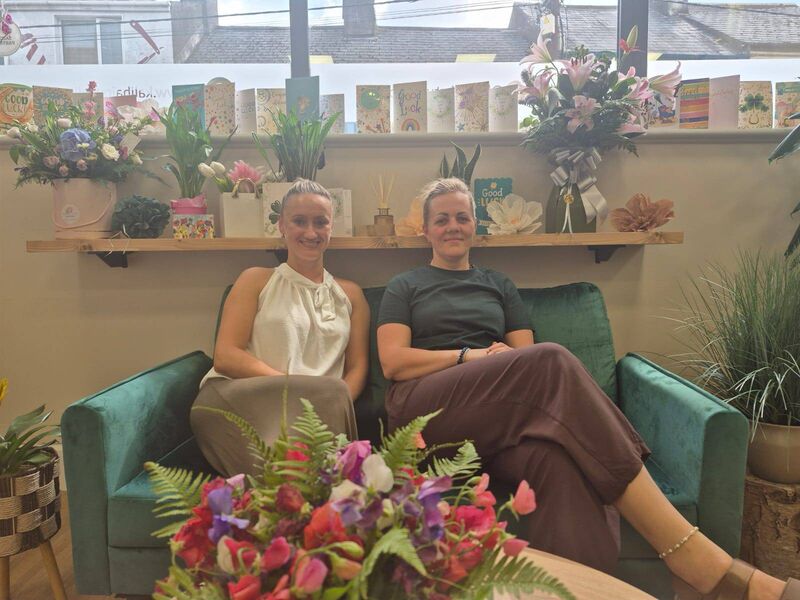 Kamilla Sikorska and Liga Ceimere in their new hair salon, Kali Hair Studio, on Main Street, Macroom