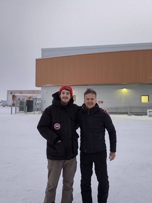 Real Ice director Cían Sherwin, left, and chief executive Andrea Ceccolini.