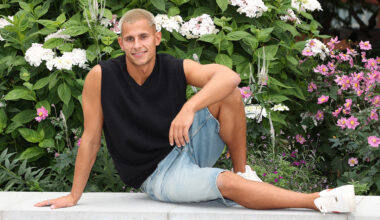 Seán 'Fitzy' Fitzgerald in Dublin having returned from his time at the Love island Villa. Picture: Brian McEvoy