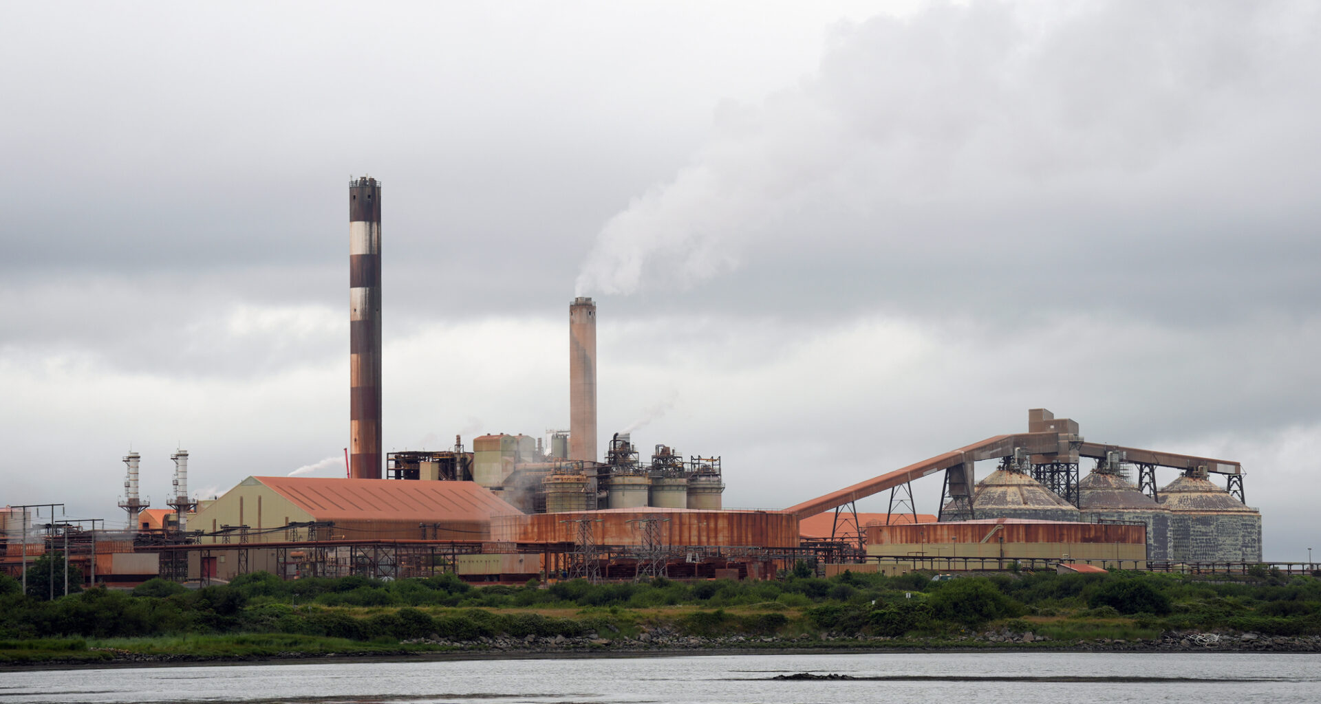 General view of the Rusal Aughinish Alumina plant on the Shannon Estuary, Co Limerick, one of Europe's largest bauxite refineries. File picture: PA
