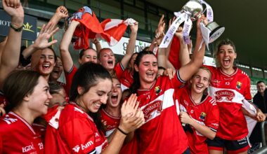 Cork captain Laura Walsh scored five points for her side in the victory over Roscommon. Pic: Seb Daly/Sportsfile