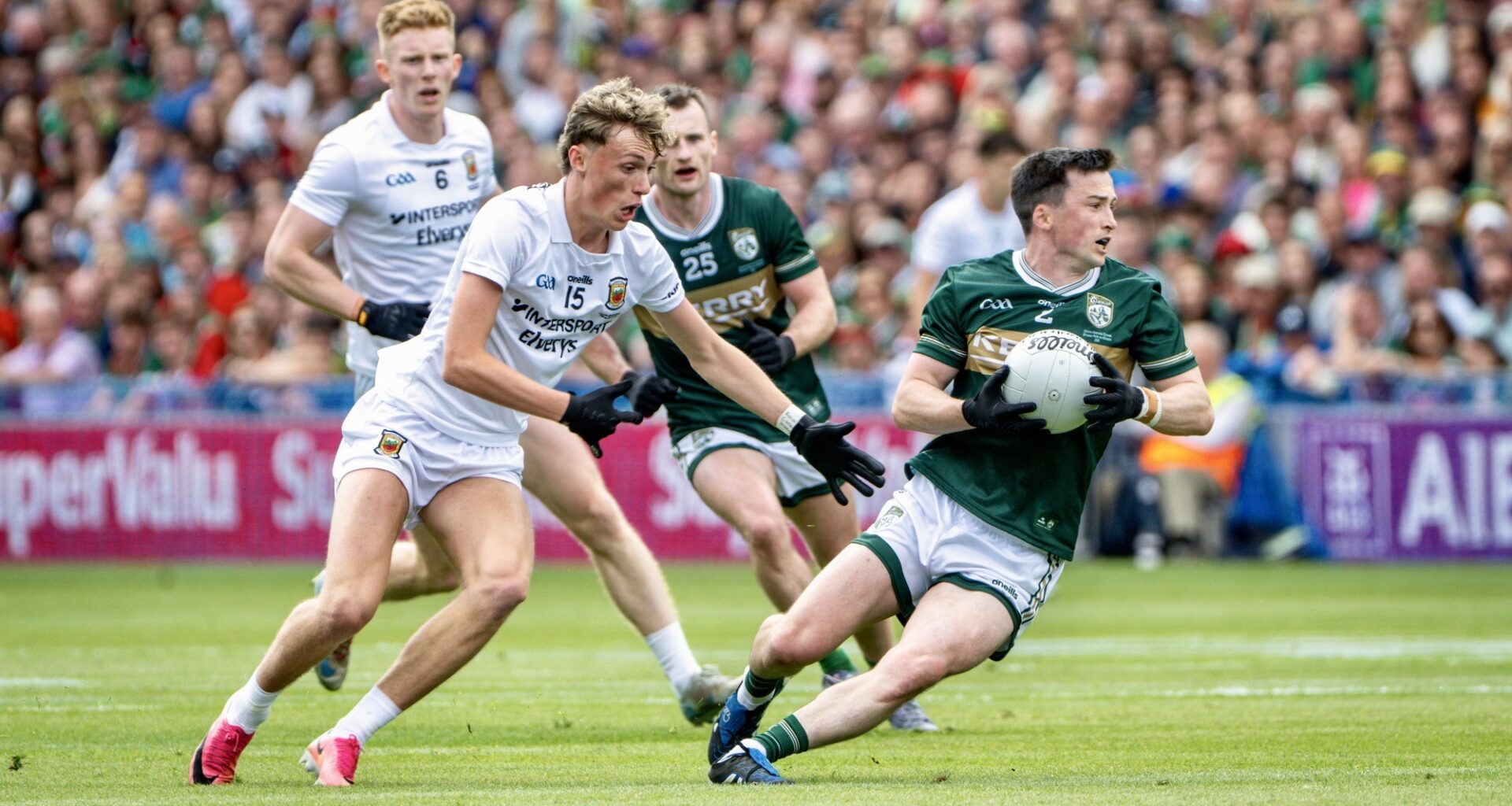 The longer the All-Ireland final went on, the stronger Mayo were getting, and the more Kerry were gasping for air. Pic: Chani Anderson
