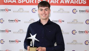 Rory Twohig takes 96FM/C103 Sports Award after All-Ireland triumph