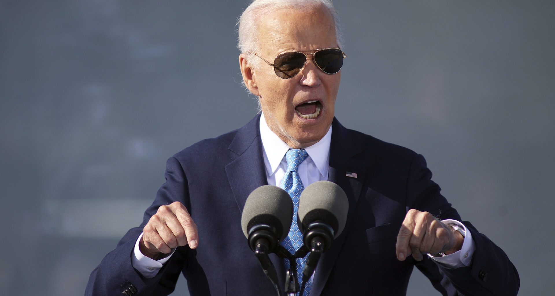 MAYO FOR SAM: Former US President Joe Biden was delighted to see Mayo win the All-Ireland. Pic: AP Photo/Daniel Kucin Jr.