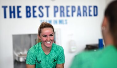 Leicester City sign Ireland women’s international Jessie Stapleton on a three-year contract. Pic: Stephen McCarthy/Sportsfile.