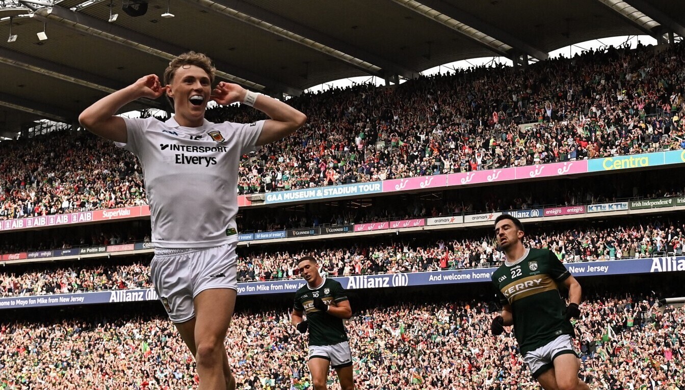 Kobe McDonald said he and his young teammates "probably don't understand the magnitude of what we've done" in helping Mayo to win their first All-Ireland SFC title in 75 years. Pic: Stephen McCarthy/Sportsfile