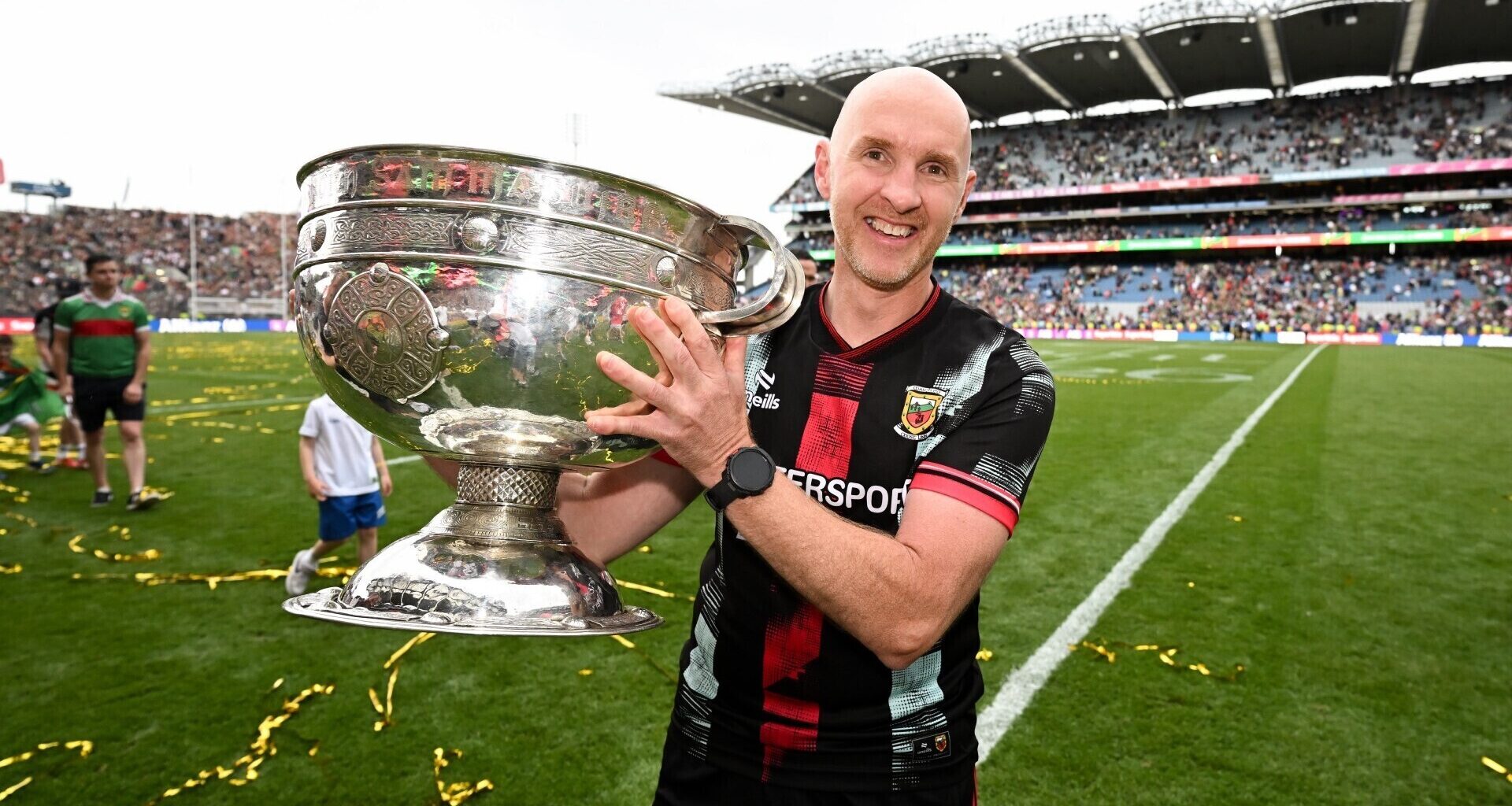 Paddy Tally can see Mayo challenging for future All-Irelands because of their average age of 24.  Pic: Stephen McCarthy/Sportsfile