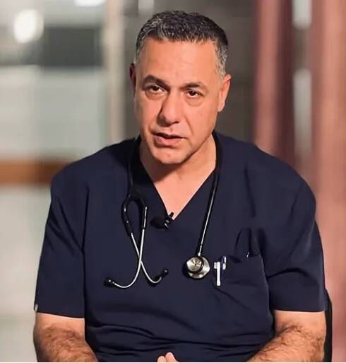 One of the cases raised in the Irish healthcare workers' letter is that of Dr Hussam Abu Safiya, director of Kamal Adwan Hospital, who was arrested by the Israeli army in December 2024. Picture: Front Line Defenders