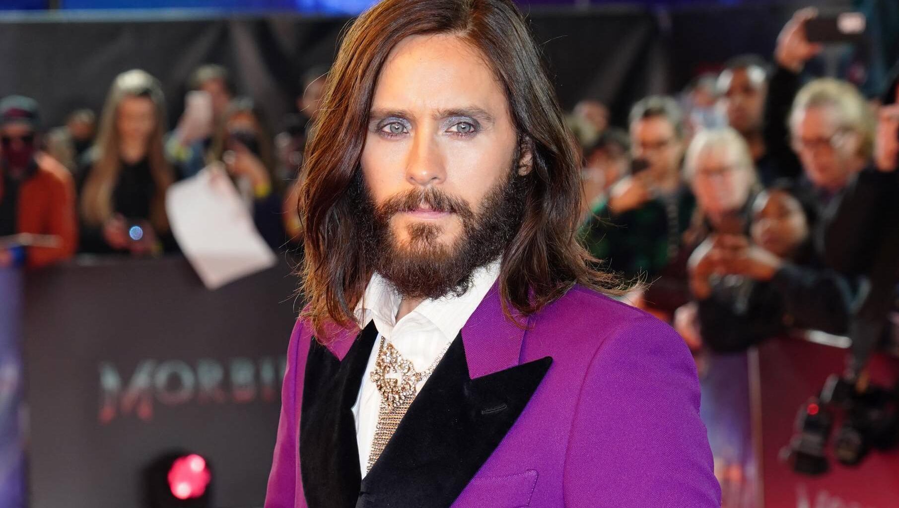 Jared Leto attending the UK fan screening of Morbius. Picture: Ian West/PA
