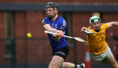 HUNTING FOR MORE: Sean Daly of St. Finbarr's fails to stop Jack O'Connor of Sarsfields. Pic: Jim Coughlan.