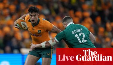 Australia v Ireland: Nations Championship rugby union international – live | Nations Championship
