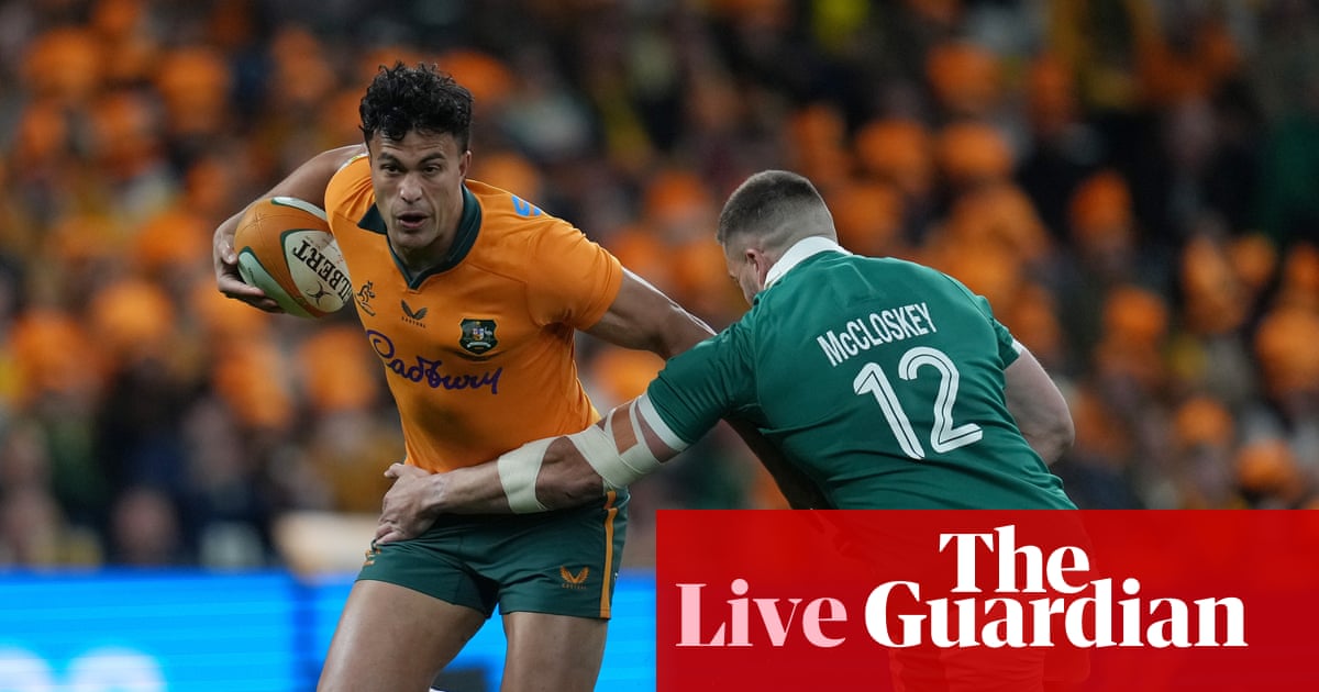 Australia v Ireland: Nations Championship rugby union international – live | Nations Championship