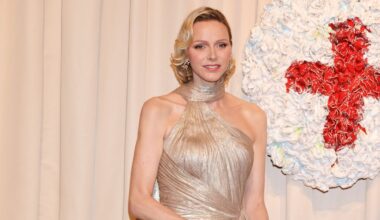 Princess Charlene brings Bond girl glamour to Monaco’s Red Cross Ball