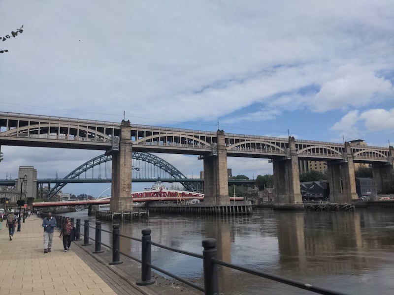 The Tyne and Swing Bridges in Newcastle upon Tyne