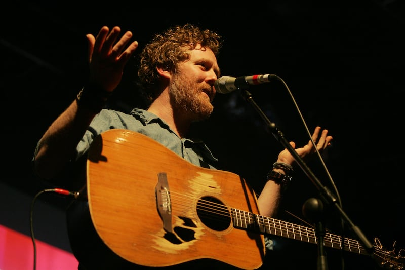 Glen Hansard of the Swell Season at Dublin's Vicar Street. Photo: Alan Betson