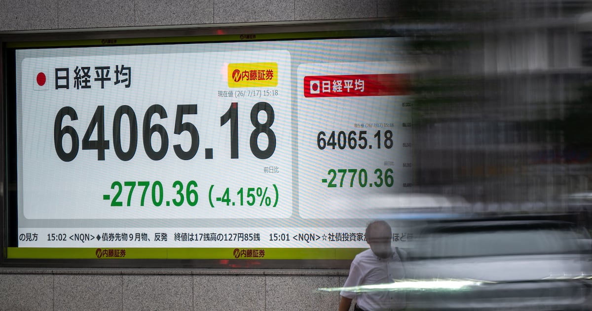 Global tech stocks fall as AI trade goes into reverse – The Irish Times