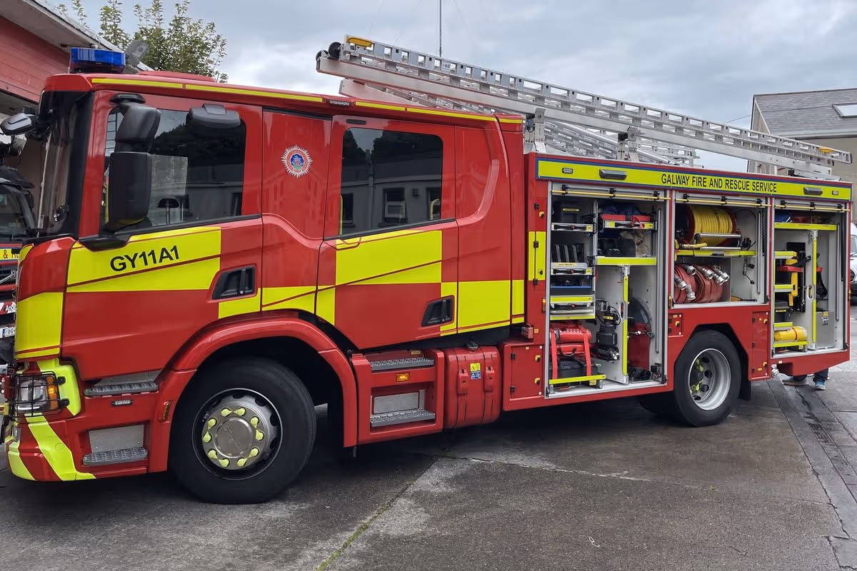 Galway Fire and Rescue stock image