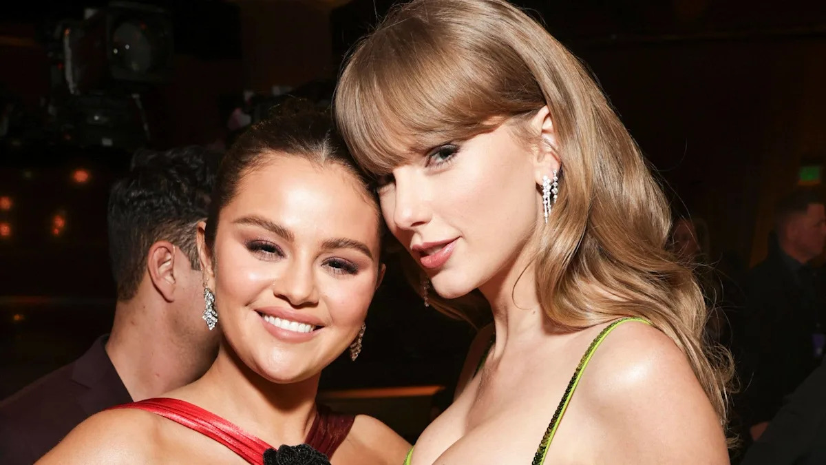 Selena Gomez drops huge hint about Taylor Swift's wedding dress at MSG rehearsal dinner