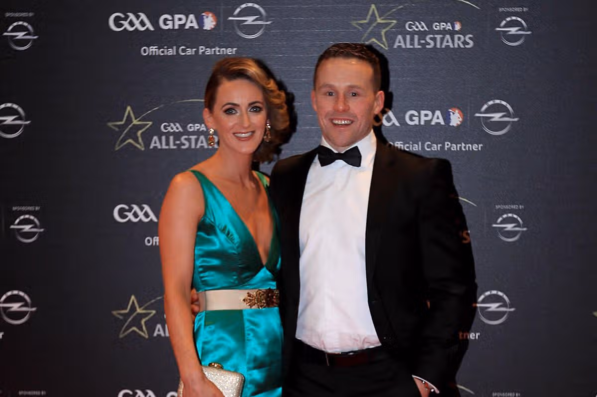 Andy Moran with his wife Jennifer