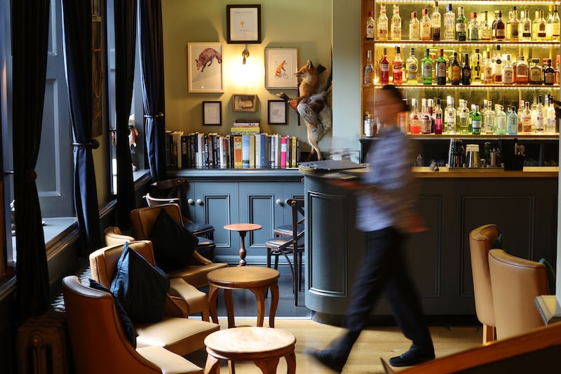 The bar at Mr Fox. Photograph: Alan Betson
