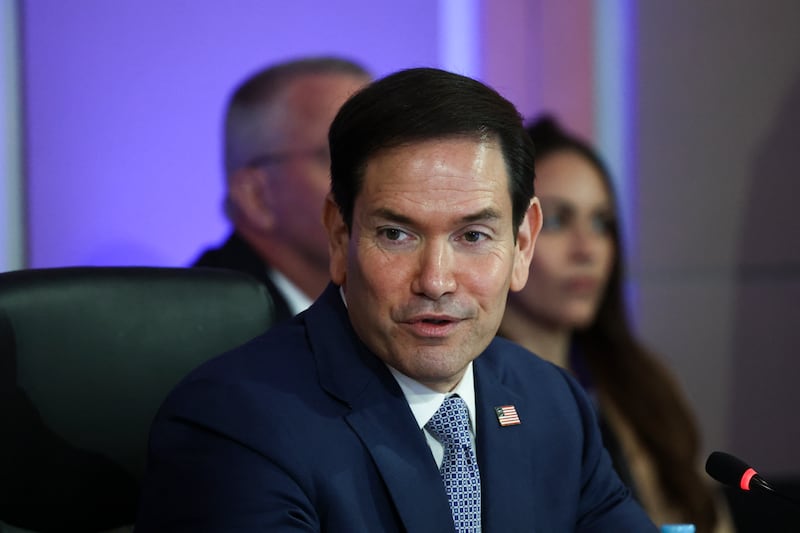 US secretary of state Marco Rubio attends the ASEAN post-ministerial conference  in Pasay,  Manila. Photograph: AFP via Getty Images
