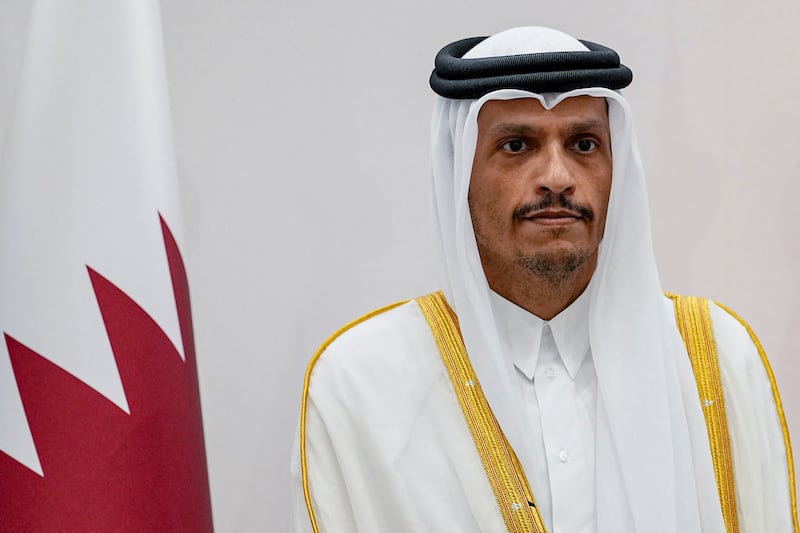 Qatar's prime minister Sheikh Mohammed bin Abdulrahman al-Thani. Photograph: Eric Lee/AFP via Getty Images