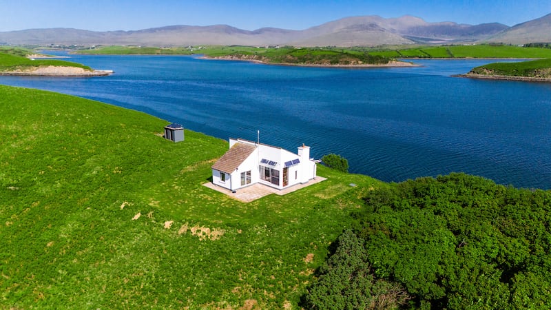 The property on Innischoragh Island in Clew Bay, Co Mayo