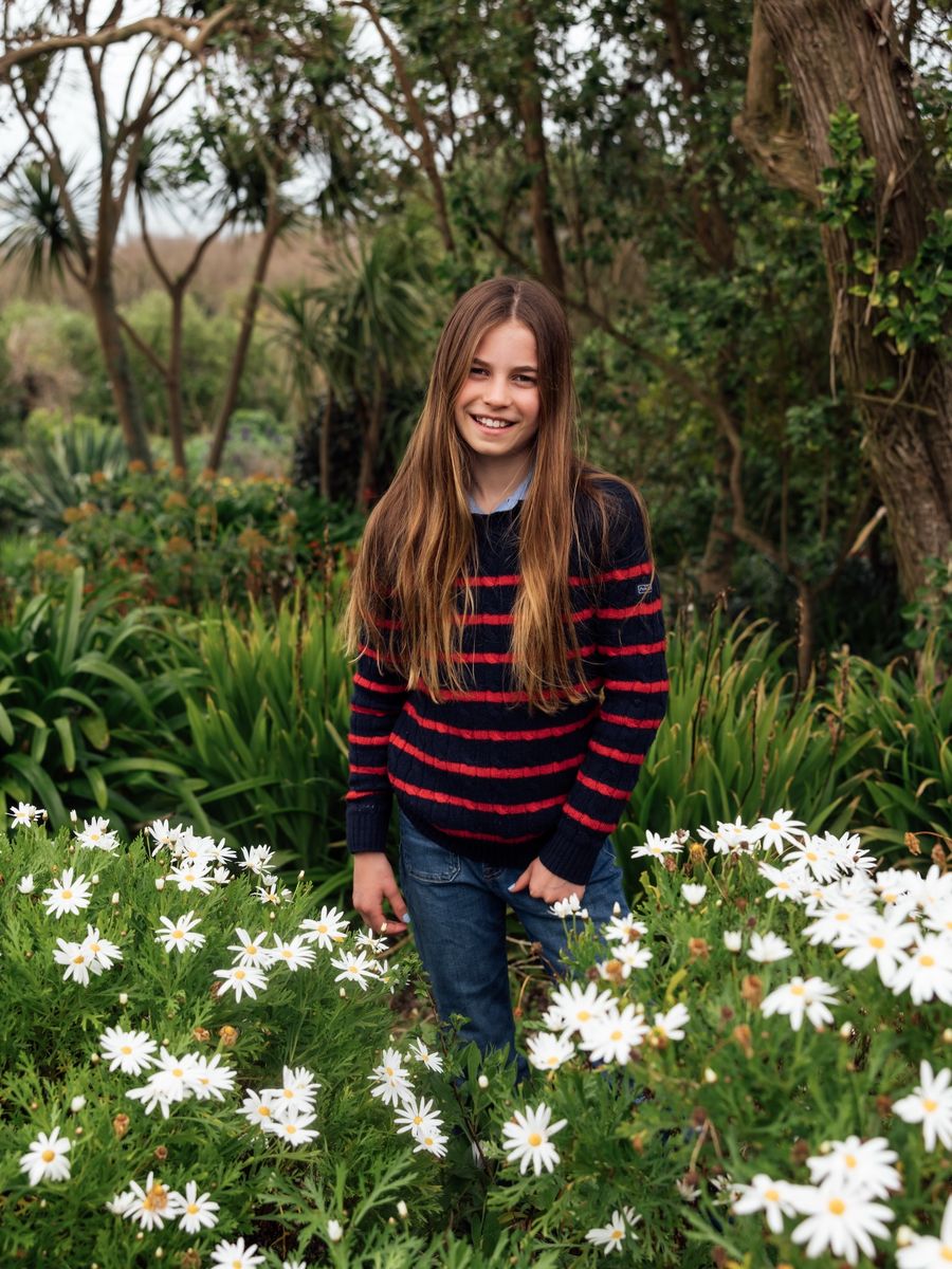 Princess Charlotte smiles in her 11th birthday portrait, shared by the Prince and Princess of Wales to mark her special day.