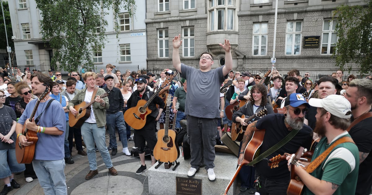 ‘It just feels like losing a friend’: Glen Hansard fans take to the street to sing and remember – The Irish Times