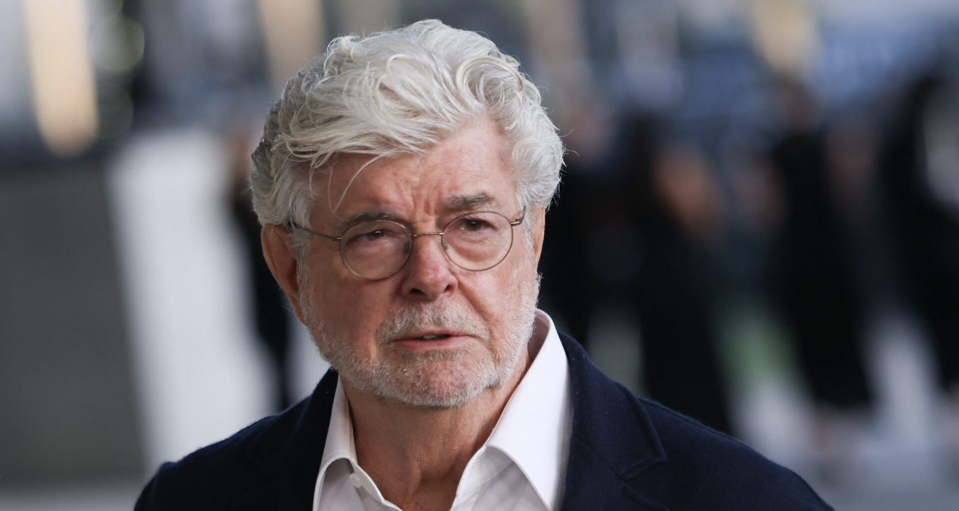 US executive producer George Lucas attends the Los Angeles County Museum of Art's (LACMA) opening gala for the David Geffen Galleries at LACMA in Los Angeles, on April 16, 2026