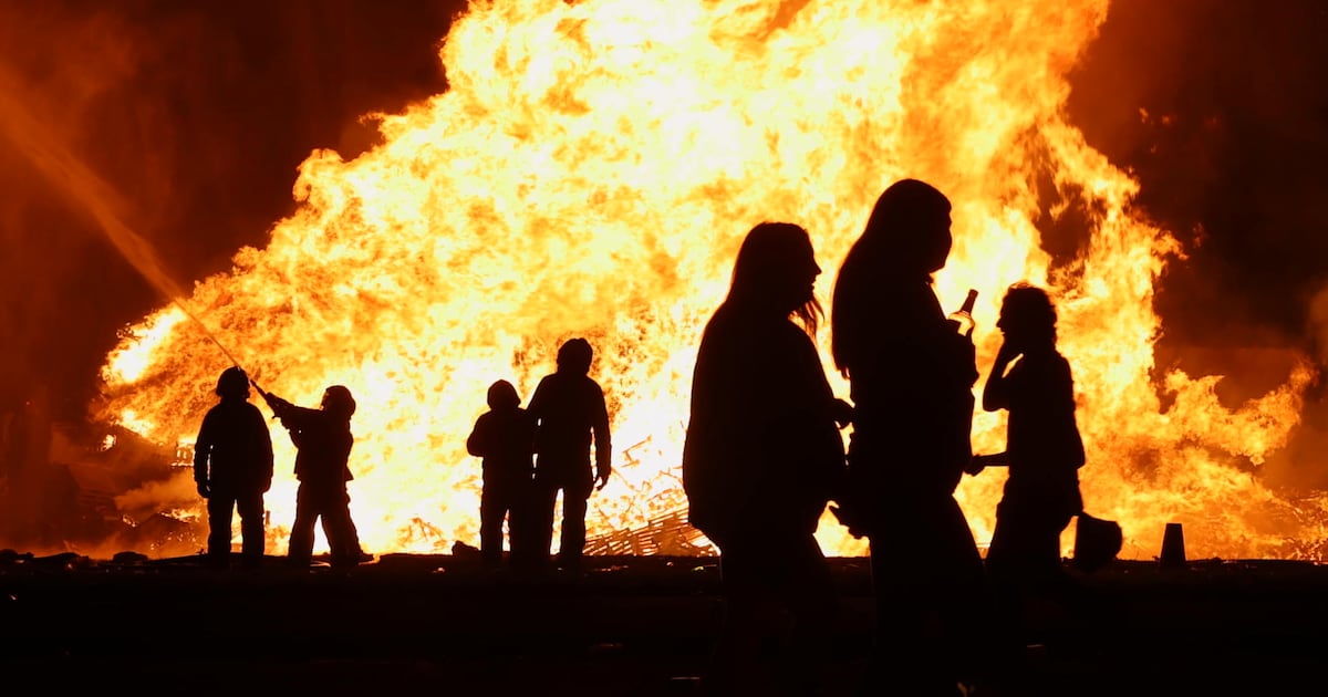 Man dies after accident at bonfire site in Belfast – The Irish Times