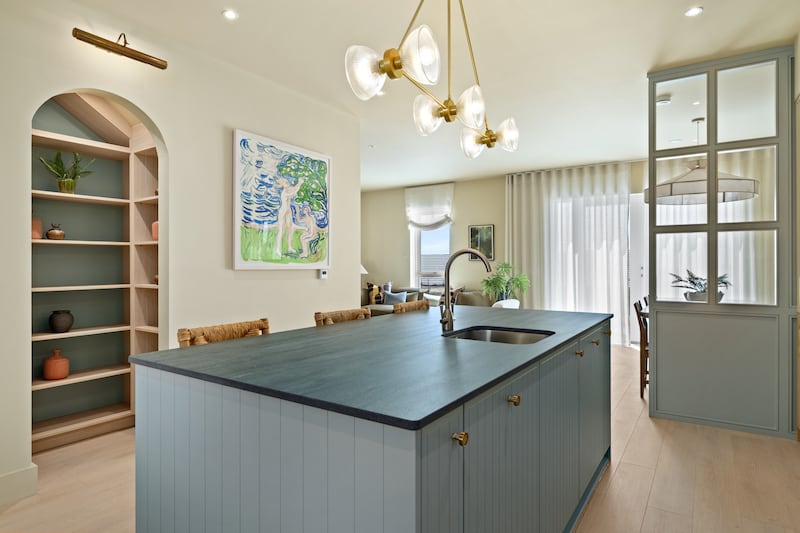 Open-plan kitchen