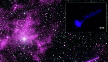 This cosmic 'lighthouse' is blazing a magnetic trail through the Milky Way