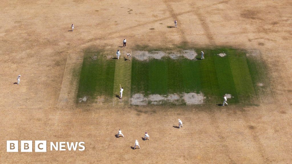 Pictures show scale of drought across England as rivers dry up - BBC