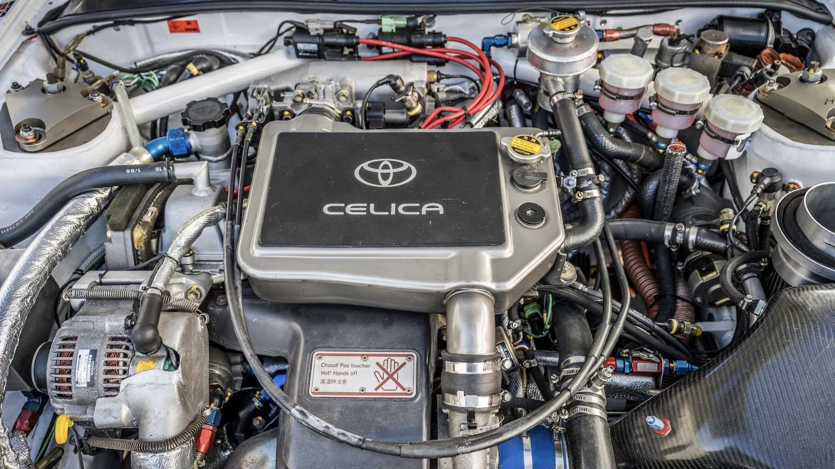 1993 Toyota Celica WRC engine, top view