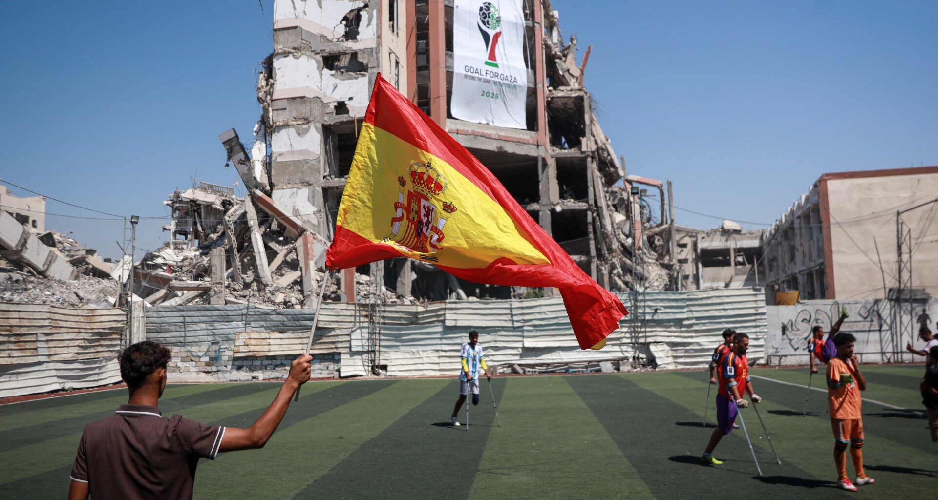 Gaza cheers for Spain as World Cup final anticipation mounts | World Cup 2026 News