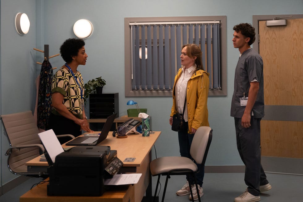 Carol, Vanessa Woodfield, Jacob Gallagher, Emmerdale carol, vanessa woodfield, jacob gallagher, emmerdale