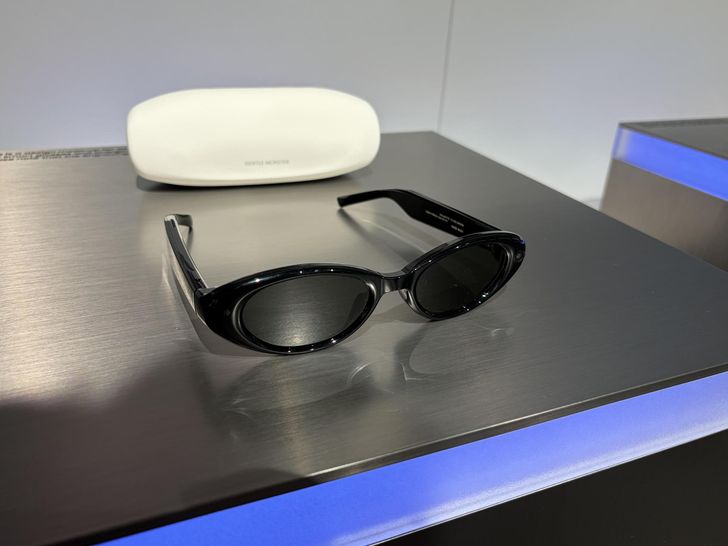 Samsung's smart glasses by Gentle Monster are displayed at Galaxy Unpacked 2026 at Old Billingsgate in London, Wednesday (local time). Korea Times photo by Nam Hyun-woo