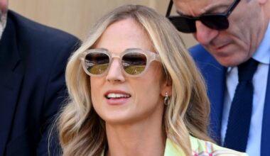 Harriet Sperling Looks Chic in Emilia Wickstead at Wimbledon