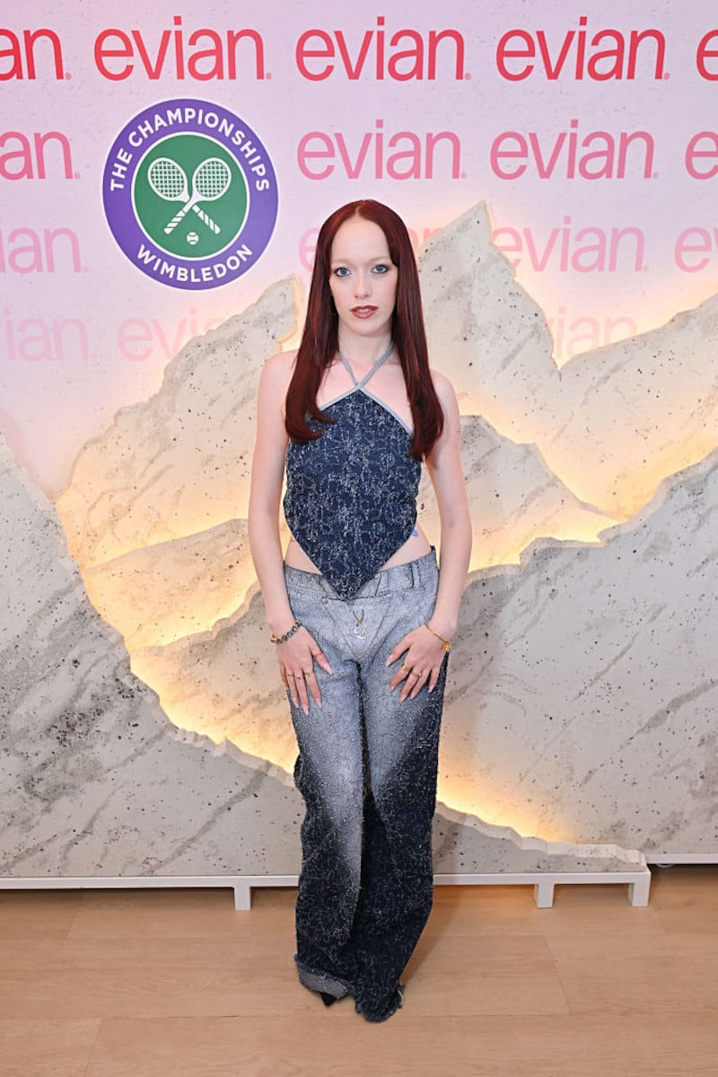 Amybeth McNulty at Wimbledon. Photograph: Jed Cullen/Dave Benett/Getty Images for Evian UK