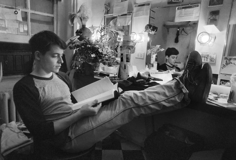 Brighton Beach Memoirs: Matthew Broderick in his dressing room in 1983. Photograph: Barton Silverman/The New York Times