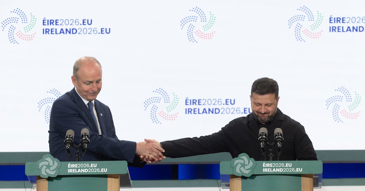 Volodymyr Zelenskiy urges Irish Government to cut off alumina supply to Russia – The Irish Times
