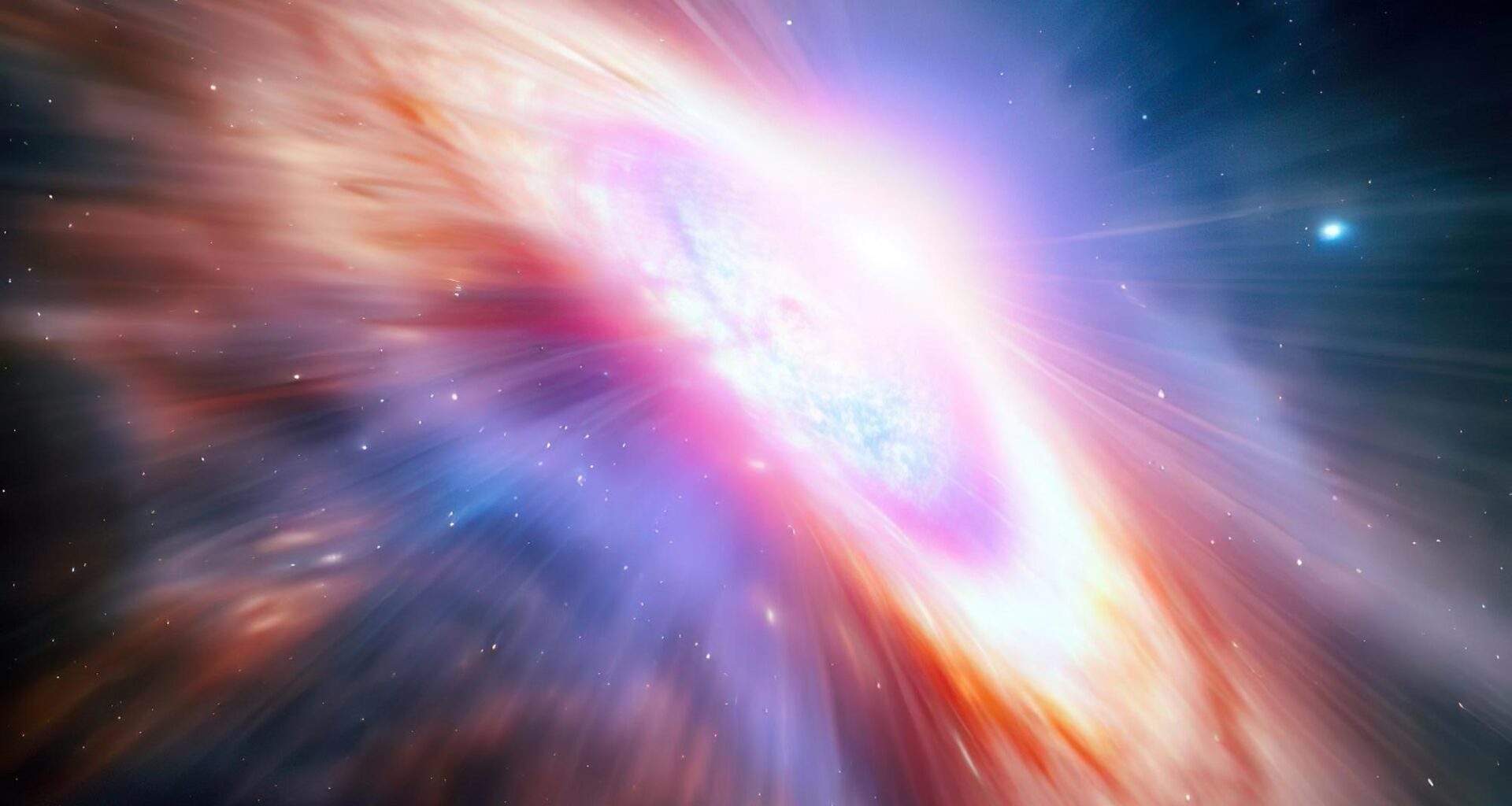 Abstract Astrophysics Supernova Concept