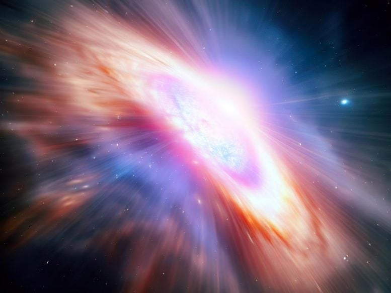 Abstract Astrophysics Supernova Concept