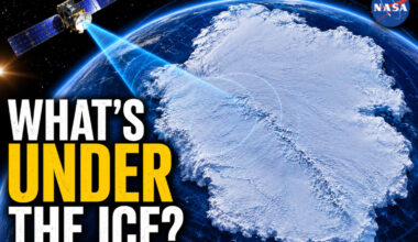 NASA Satellite Reveals Stunning 'Hummingbird' Hidden Beneath Antarctica's Ice