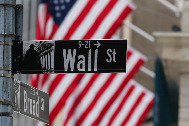Wall Street, home of the New York Stock Exchange: For David Gardner, the advantage of investing in stocks, as opposed to another type of investment, is that you become a part-owner in that particular company. Photograph: Angela Weiss/AFP/Getty