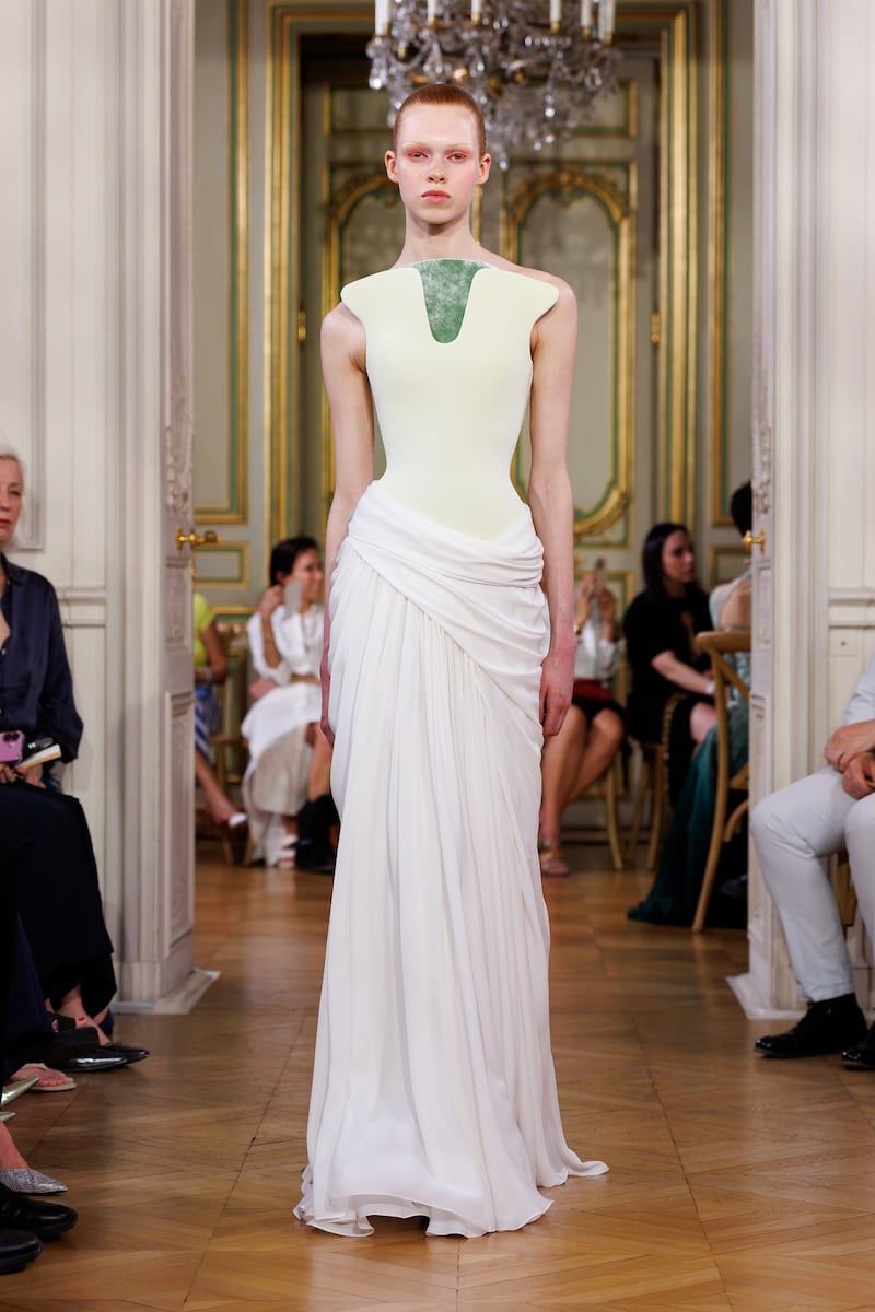 A look by Michael Stewart for his debut collection Standing Ground. Photograph: Ik Aldama